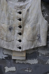 Mutedance 24 Spring/Summer Silk Button Vest MD-MD24SS51-HUIBAI hoary PM118